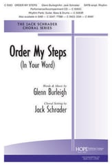 Order My Steps SATB choral sheet music cover